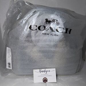 NWT 2026 Coach Loved Demin Medium Rowan Satchel CDY74 SAMEDAY SHIP